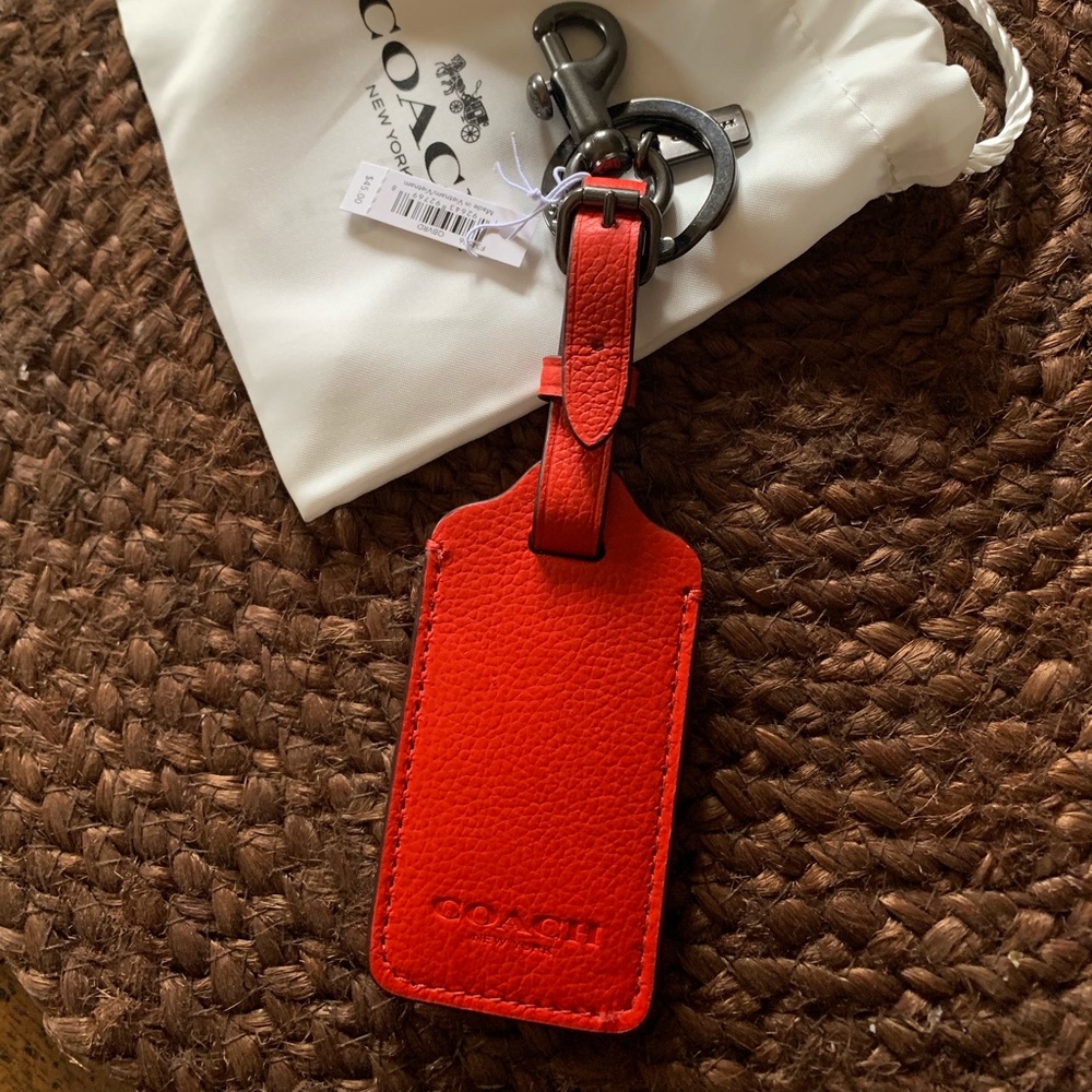 NWT Coach purse hang tag/charm